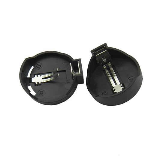 Holder BS-2-1 para Batería CR2032 / CR2025 | 2 Pack | Negro | CE-HLD-02