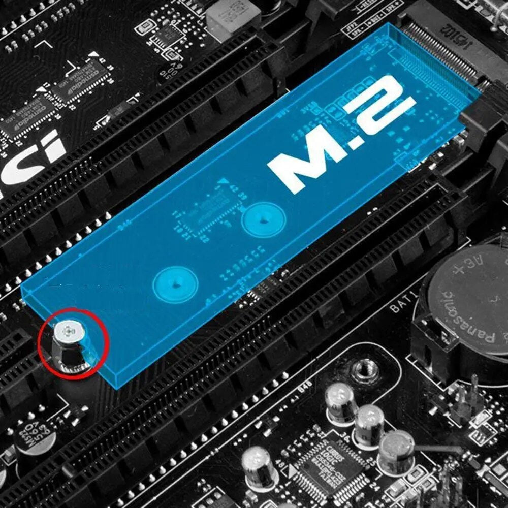 Kit de Tornillos para Montaje de SSD M.2 | 40 Pack | Incluye Destornillador Magnético | CE-HRM-03