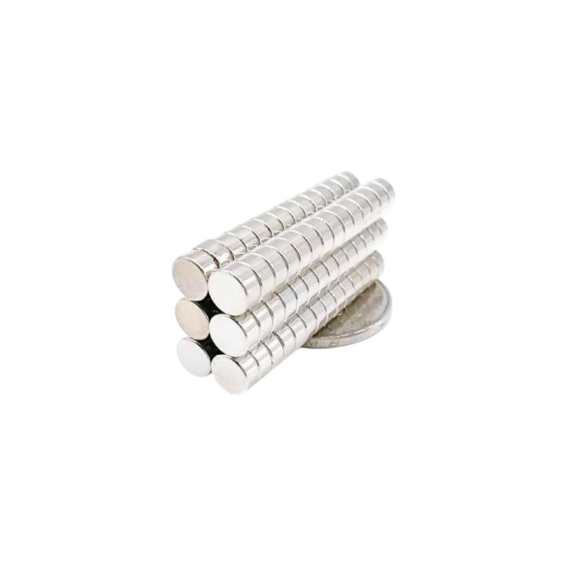 Imanes N35 | 10 Pack | Discos / 6mm x 3mm | CE-IMN-01