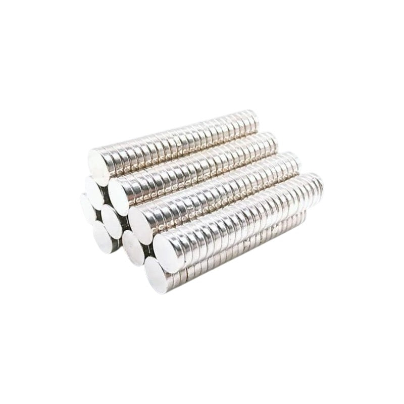 Imanes N35 10 Pack Discos 8mm x 2mm - Centroniks