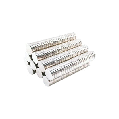 Imanes N35 10 Pack Discos 8mm x 2mm - Centroniks