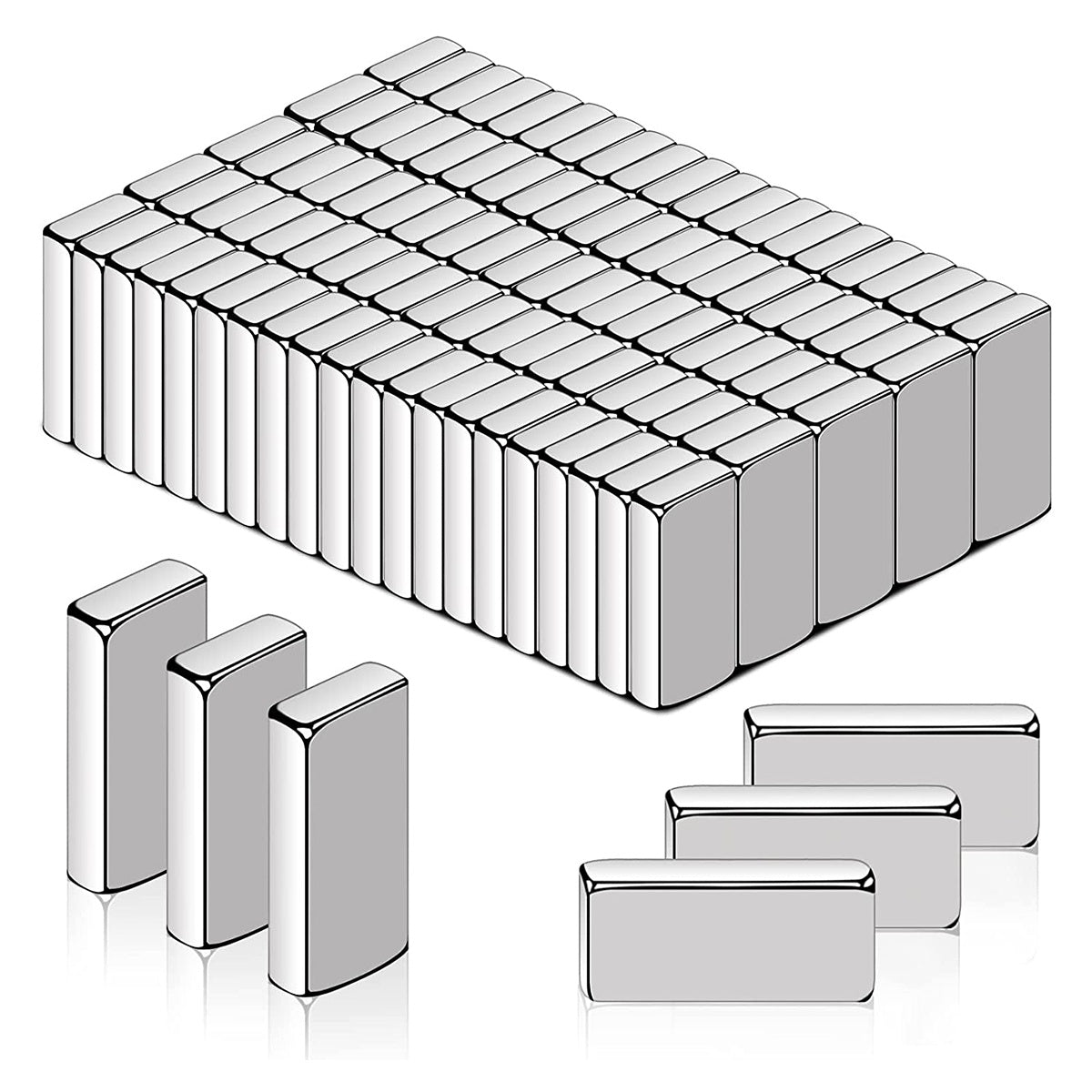 Imanes N35 | 10 Pack | Prismas / 10mm x 5mm x 2mm | CE-IMN-15