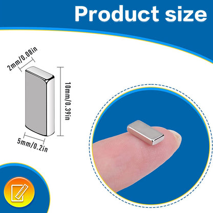 Imanes N35 | 10 Pack | Prismas / 10mm x 5mm x 2mm | CE-IMN-15