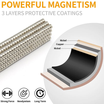 Imanes N35 | 10 Pack | Discos / 5mm x 3mm | CE-IMN-20