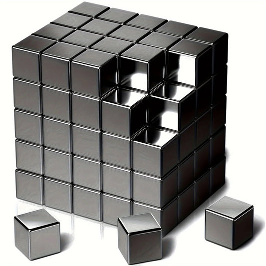 Imanes | 10 Pack | Cubos / 5mm x 5mm x 5mm | Negro | CE-IMN-30