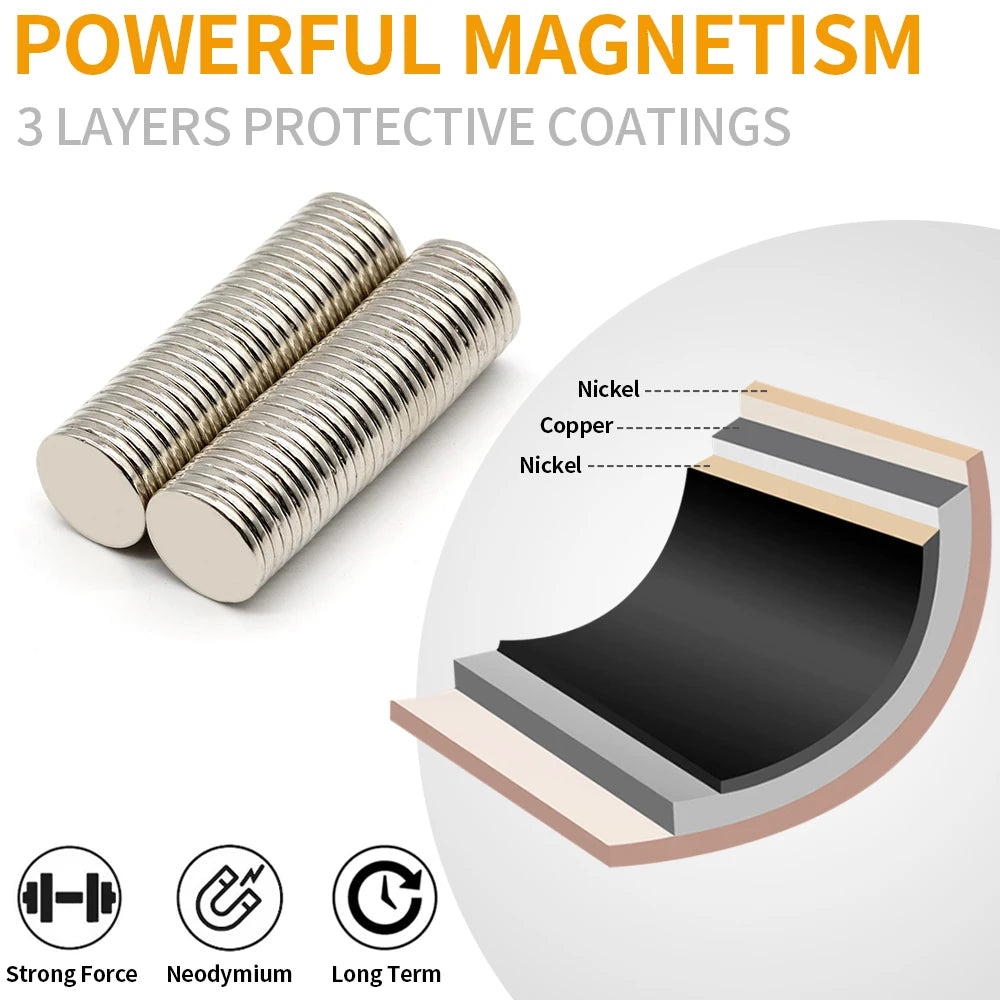 Imanes N35 | 5 Pack | Discos / 15mm x 2mm | CE-IMN-32