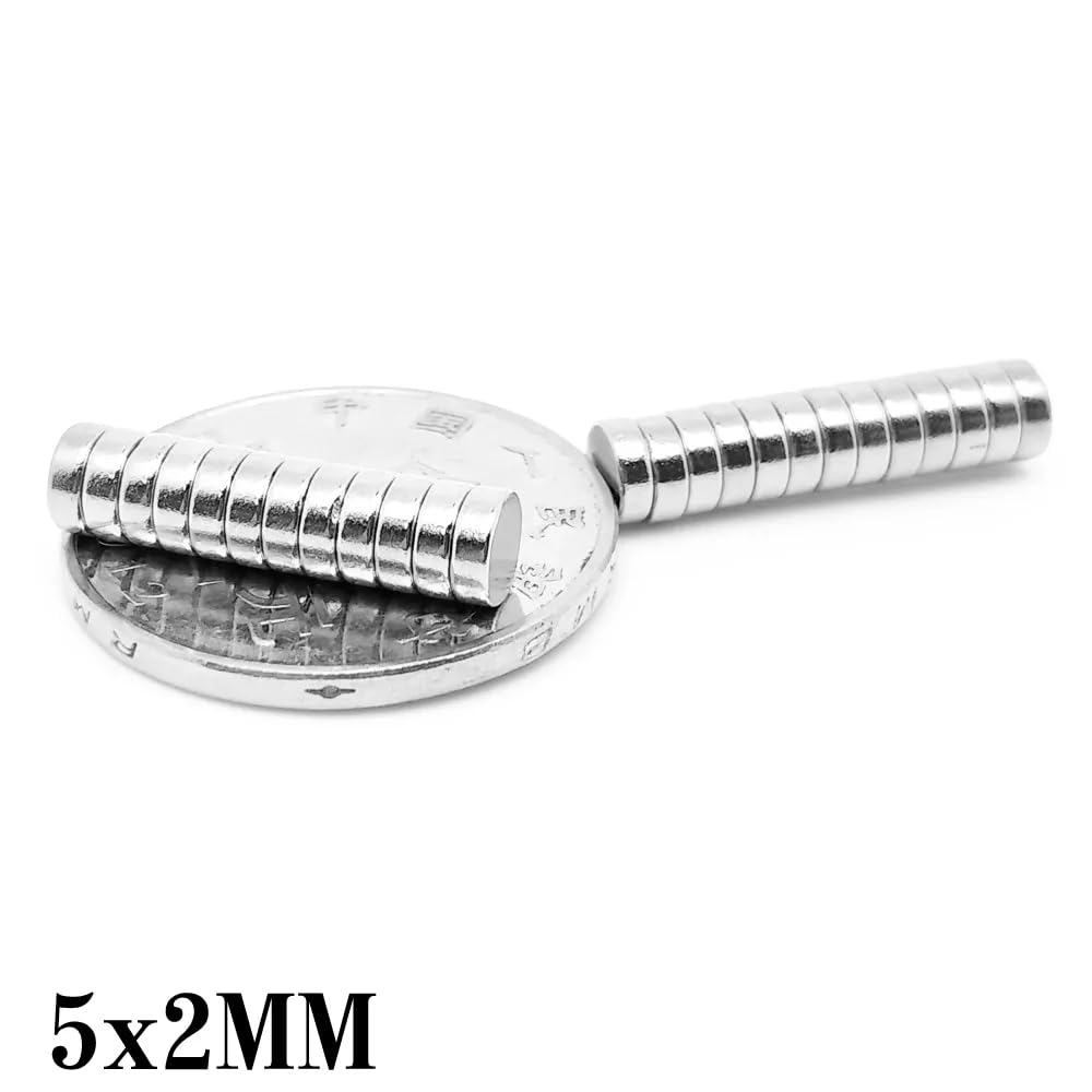 Imanes N35 | 10 Pack | Discos / 5mm x 2mm | CE-IMN-33