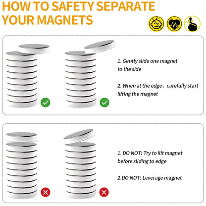 Imanes N35 | 10 Pack | Discos / 8mm x 3mm | CE-IMN-34