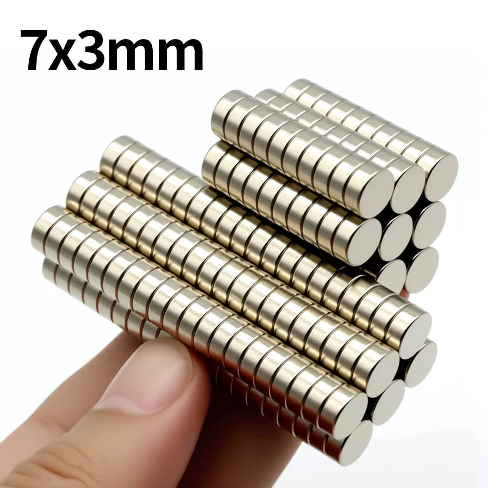 Imanes de Neodimio N35 10 Pack Discos 7mm x 3mm - Centroniks