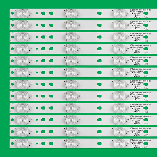 Tiras LED LED49D6-03(A) para Retroiluminación de Pantalla | 12 Pack | CE-LED-18