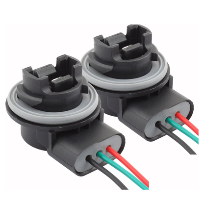 Bases / Sockets T25 / 3157 | 2 Pack | 14cm | Uso en Vehículos | CE-LED-23