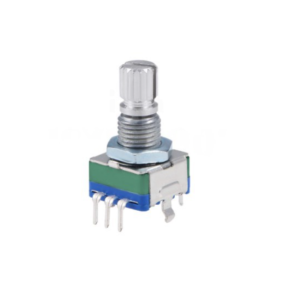 Encoder Rotativo con Switch EC11 | 15mm | 5 Pines | CE-POT-06