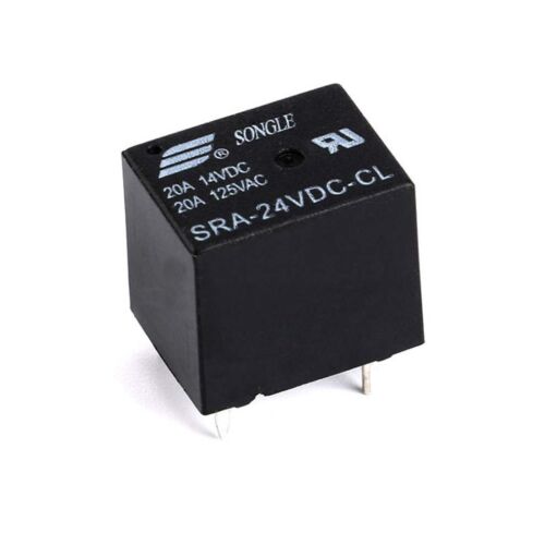 Relay Songle SRA-24VDC-CL | 24V DC | SPDT | 5 Pines | CE-REL-05