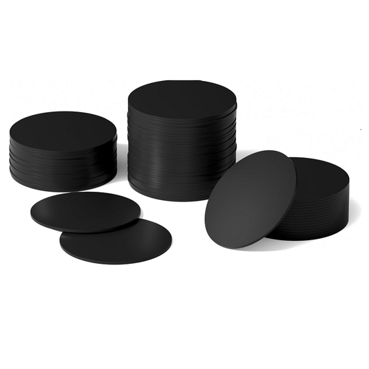 Etiqueta NFC / NTAG215 | 4 Pack | 504 bytes | Negro | 2.5mm / 1mm | Sin Adhesivo | CE-TAG-08