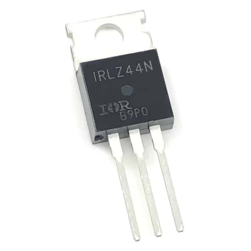 Transistor / MOSFET IRLZ44N | 5 Pack | 55V / 47A | Nivel Lógico | Canal-N | TO-220 | CE-TRA-40