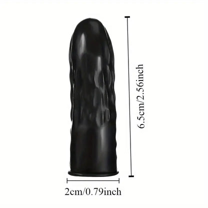 Protectores para Dedos | 10 Pack | Negro | Látex | CHO-ACD-03