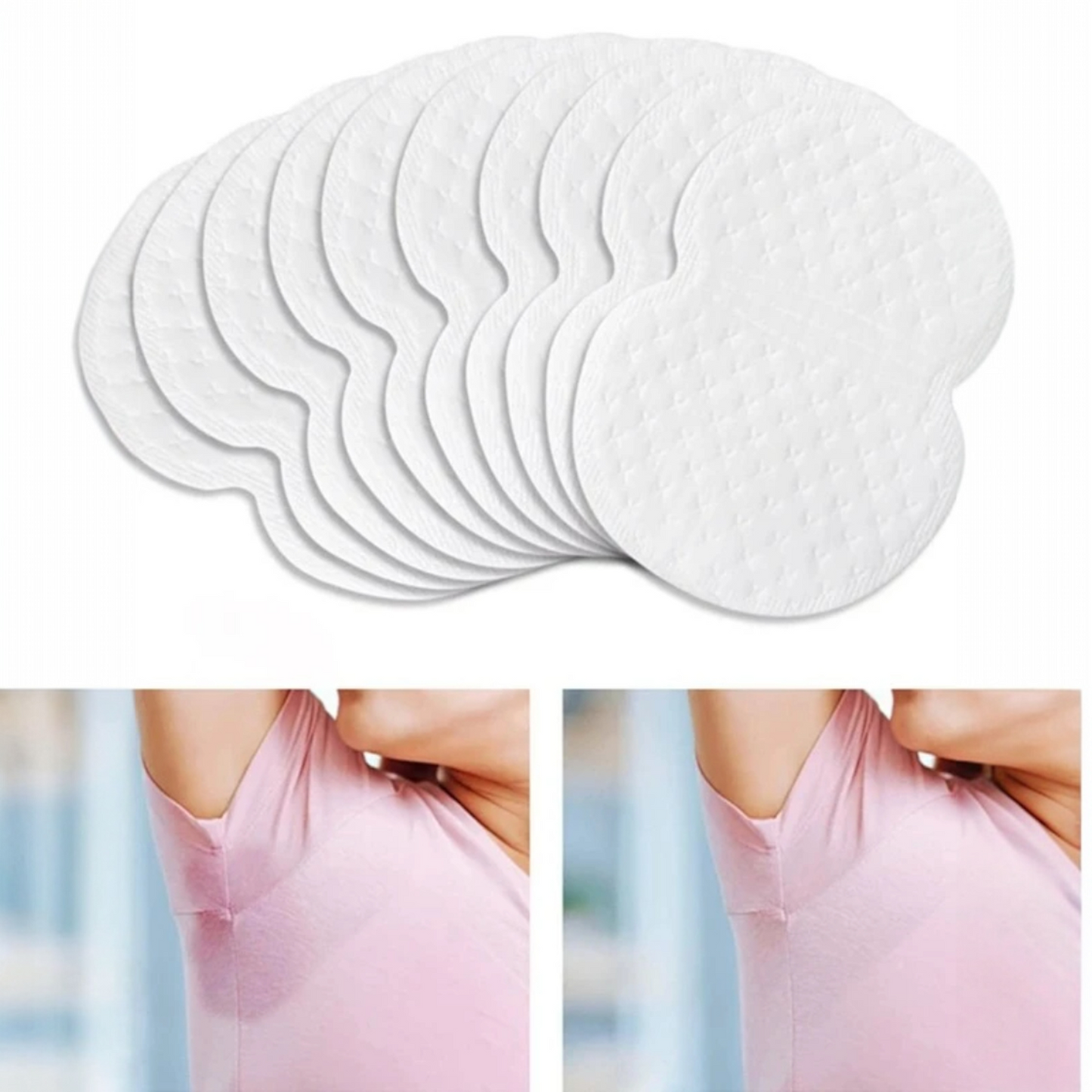 Almohadillas Absorbentes de Sudor para Axilas | 10 Pack | Desechables | CHO-DSD-01
