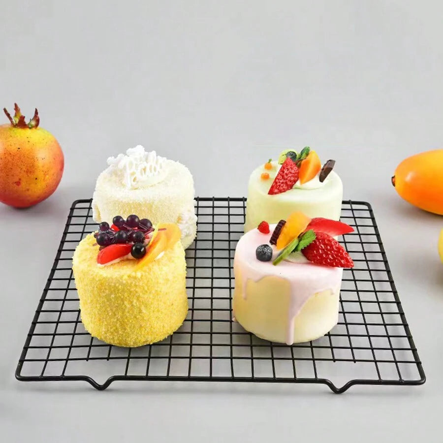 Set de 2 Rejillas / Parrillas de Enfriamiento Antiadherentes | Negro | Hierro | CHO-ENF-01