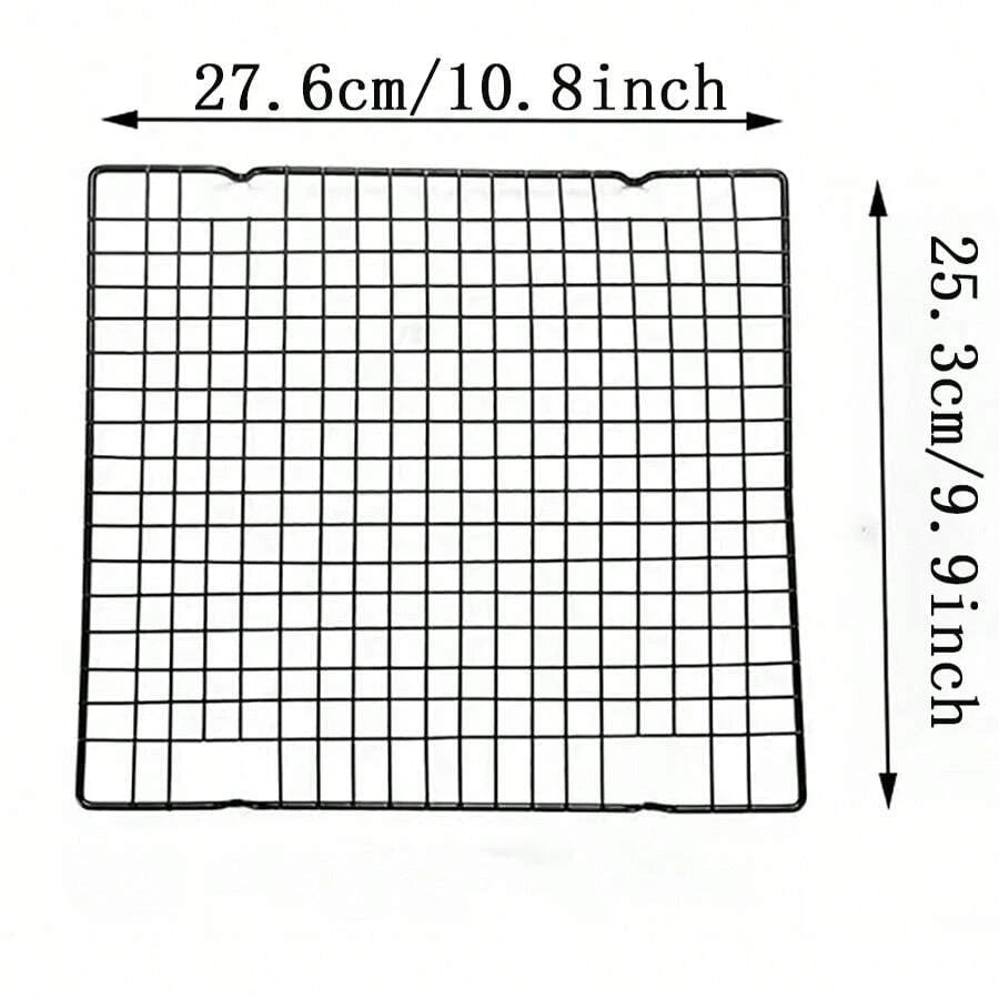 Set de 2 Rejillas / Parrillas de Enfriamiento Antiadherentes | Negro | Hierro | CHO-ENF-01