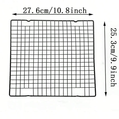 Set de 2 Rejillas / Parrillas de Enfriamiento Antiadherentes | Negro | Hierro | CHO-ENF-01