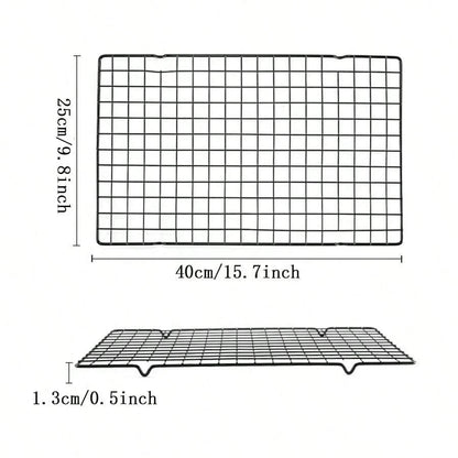 Set de 2 Rejillas / Parrillas de Enfriamiento Antiadherentes | Negro | Hierro | CHO-ENF-01