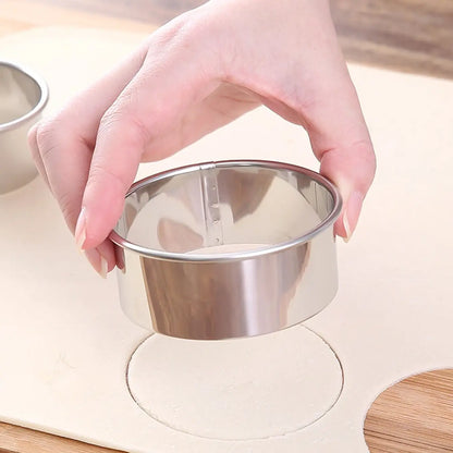 Set de Moldes / Cortadores de Masa Redondos | 5 Pack | Acero Inoxidable | 6cm a 10cm | CHO-MOL-04