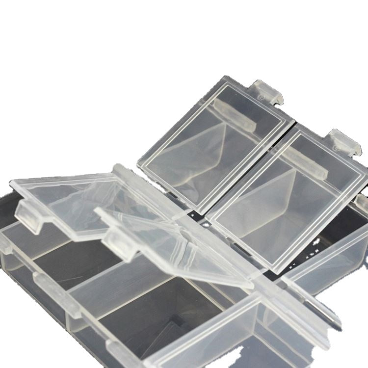 Caja Organizadora de Pesca | 20 Compartimientos | Plástico Transparente | Resistente al Agua | CHO-ORG-01