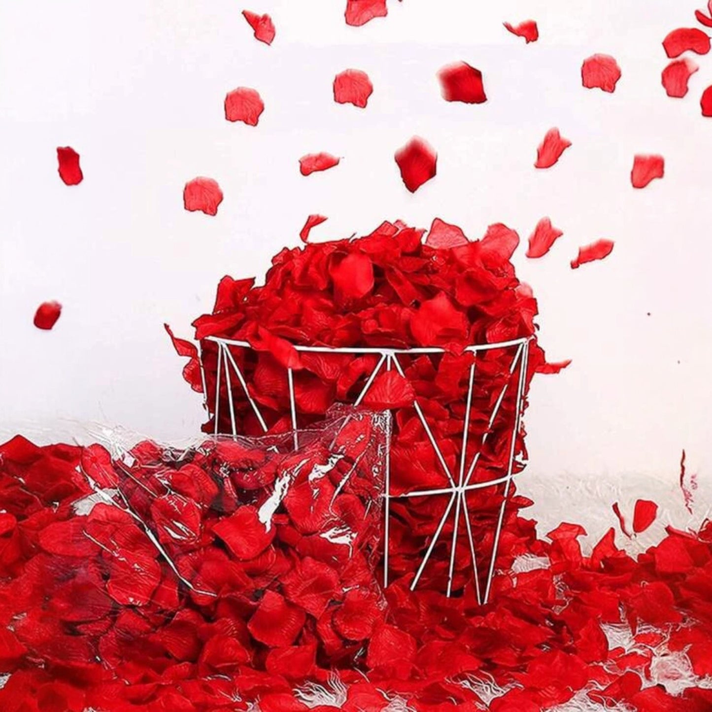 Pétalos Artificiales de Rosas | 1200 Pack | Rojo / Blanco / Negro / Rosado / Azul | CHO-PTL-01