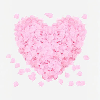 Pétalos Artificiales de Rosas | 1200 Pack | Rojo / Blanco / Negro / Rosado / Azul | CHO-PTL-01