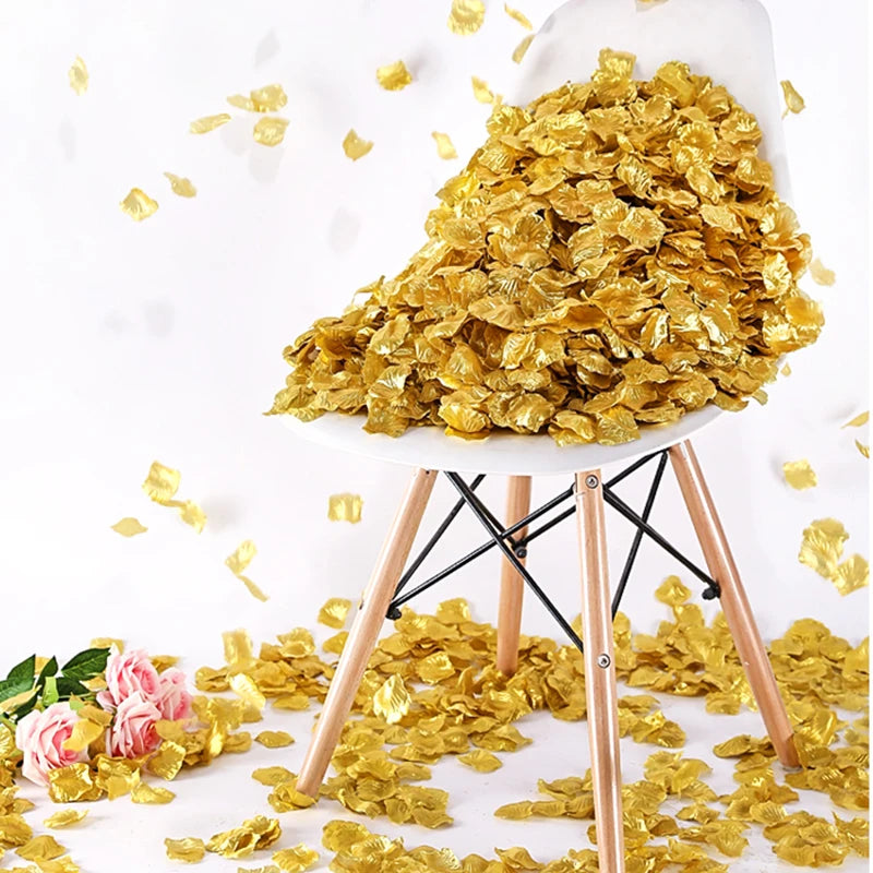 Pétalos Artificiales de Rosas | 500 Pack | 12 Colores | CHO-PTL-05