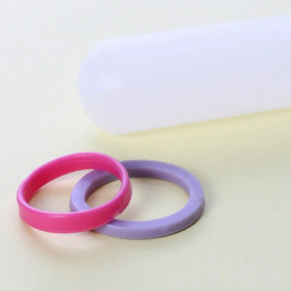 Rodillo de Cocina de Plástico con Anillos Ajustables | 33cm x 2.6cm | CHO-ROD-01