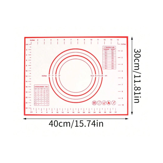 Tapete para Hornear | Silicona | Antideslizante | S / M / L / XL / XXL | CHO-TAP-01