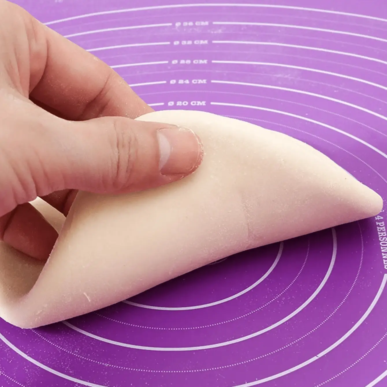 Tapete para Hornear | Silicona Antiadherente | M / L | Celeste / Blanco / Rosado / Morado | CHO-TAP-02