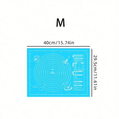 Tapete para Hornear | Silicona Antiadherente | M / L | Celeste / Blanco / Rosado / Morado | CHO-TAP-02