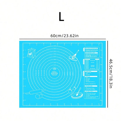 Tapete para Hornear | Silicona Antiadherente | M / L | Celeste / Blanco / Rosado / Morado | CHO-TAP-02