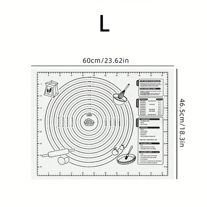 Tapete para Hornear | Silicona Antiadherente | M / L | Celeste / Blanco / Rosado / Morado | CHO-TAP-02