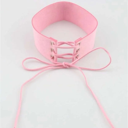 Collar Aesthetic | Rosado | 29cm | Cuerina | CJS-CB-07