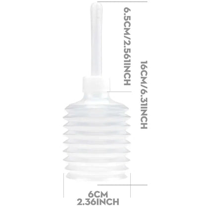 Ducha Anal / Enema | 200ml | Transparente | Desechable | CJS-DA-03