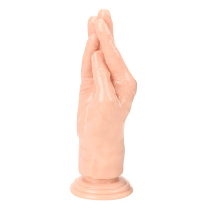 Dildo - Consolador / Mano | 19.5cm / 7.4cm | Negro / Carne | Fisting | BDSM | Silicona | CJS-FIS-01