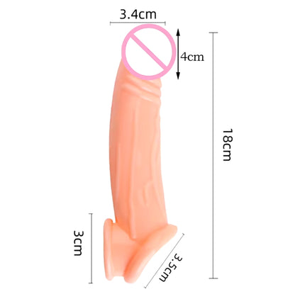 Funda / Extensor para Pene | 18cm (4cm) | TPE | CJS-FU-17