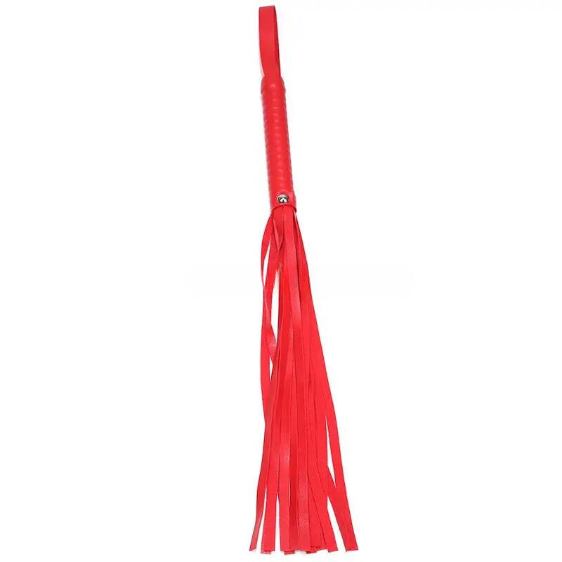 Látigo | 60cm | Rojo / Negro / Rosado | BDSM | CJS-LA-09