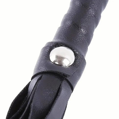 Látigo | 62cm | Negro | BDSM | Cuerina | CJS-LA-10