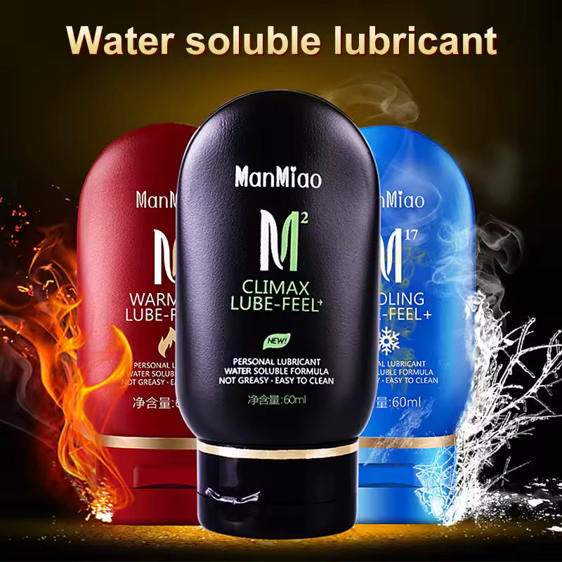 Lubricante ManMiao Lube-Feel+ | Base de Agua | Efecto Calor / Frío / Clímax | 60mL | CJS-LU-17