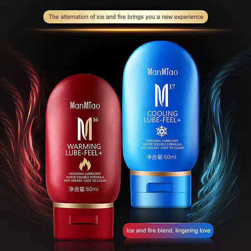 Lubricante ManMiao Lube-Feel+ | Base de Agua | Efecto Calor / Frío / Clímax | 60mL | CJS-LU-17