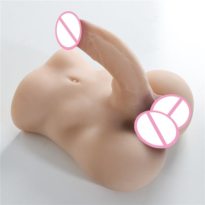 Masturbador - Pelvis | 17cm x 4.5cm / Con Venas | 2700g | Color Carne | TPR / Silicona | CJS-MA-13