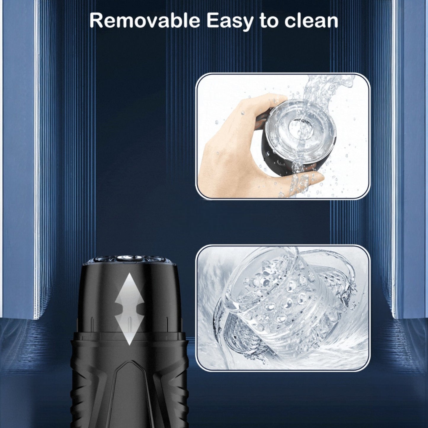 Masturbador | Telescópico - Rotativo | Recargable / USB | Silicona / ABS | CJS-MA-16