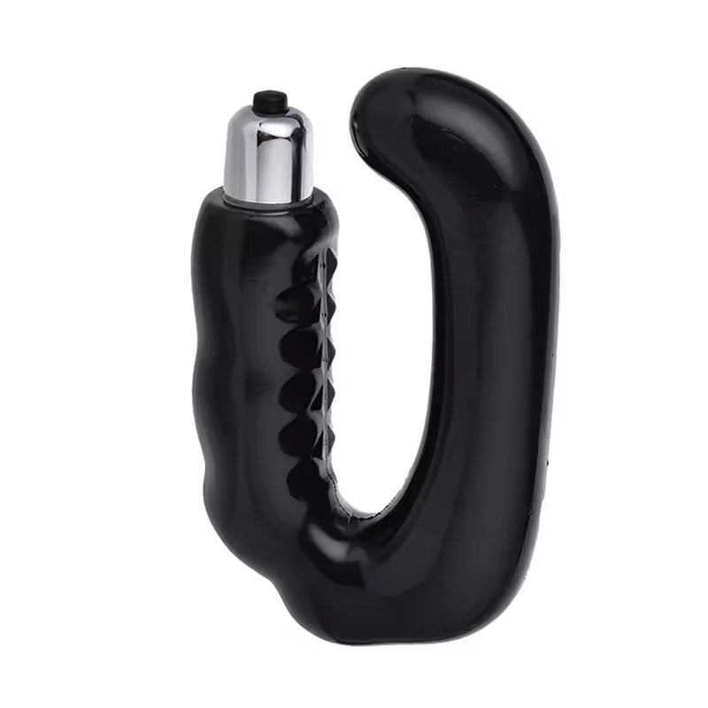 Vibrador / Estimulador de Próstata | Negro | Silicona | CJS-VI-42