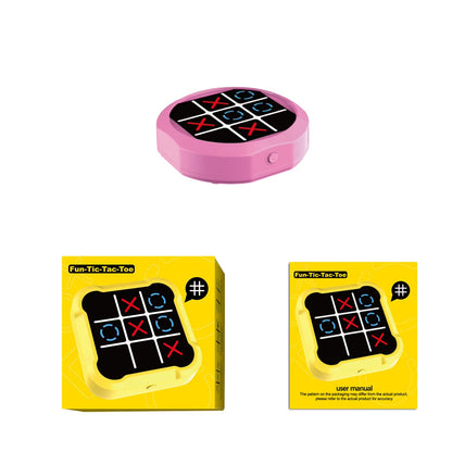 Juego Electrónico | Gato / Tic Tac Toe / Tres en Línea | 9cm x 9cm | Cuadrado / Circular | 5 Colores | CJU-TBL-03