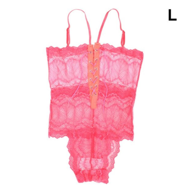 [Liquidación] Lencería - Body | Leopardo / Rosado | S / L | CL-BO-02