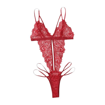 Body | Negro / Rojo | S / M / L | Encaje | CL-BO-22
